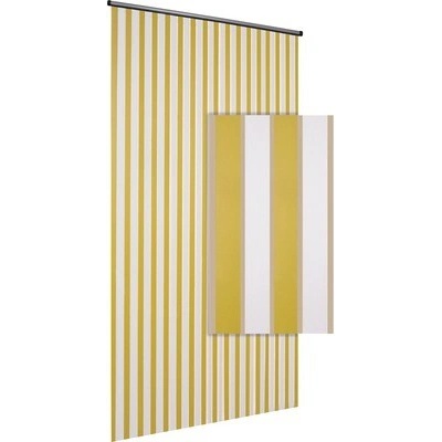Záves na dvere LINTEN HQ čierna 90x220 cm