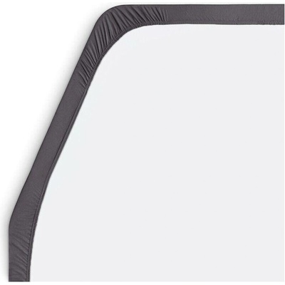 Walra Elastické prostěradlo Jersey antracit umístění vpravo W1470040 130–160 × 180–210