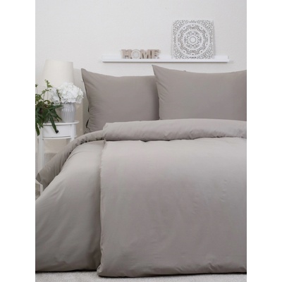 MKLozkoviny.sk bavlna obliečky Renforcé Jasmine sivohnedá 140x200 70x90