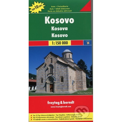 Kosovo 1:150 000 automapa