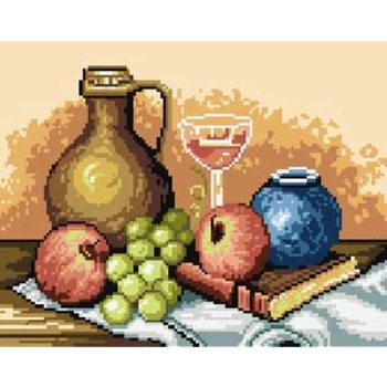 Image 1 of Казанлъшки гоблени Гоблен Натюрморт с грозде Anchor (Немски)