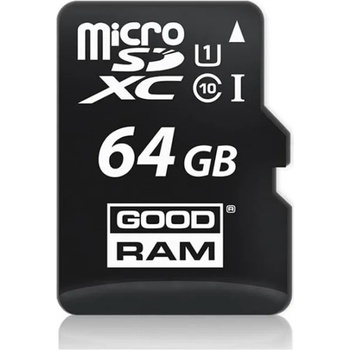 GOODRAM microSDHC 64GB C10/UHS-I SDU64GXCUHS1AGRR10