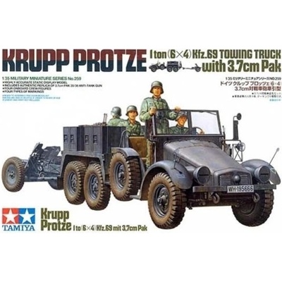 Tamiya 35259 Krupp Protze w 3 7cm Pak 1:35