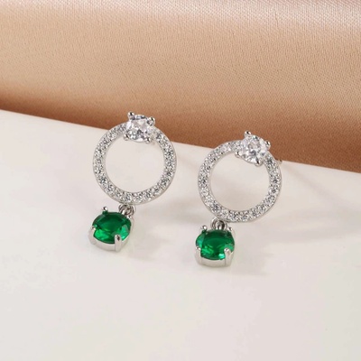 Jan Kos jewellery stříbrné náušnice MHT-2514/SZ00