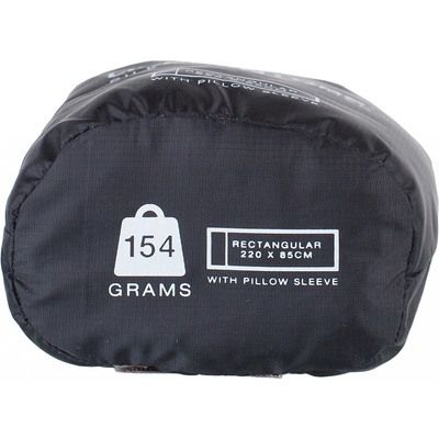 Lifeventure Silk Ultimate Sleeping Bag Liner Rectangular černá