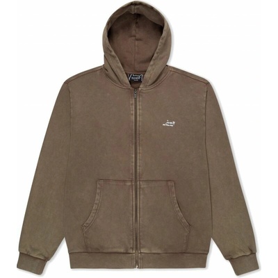 Ripndip CASTANZA ZIP UP Hoodie hnědá
