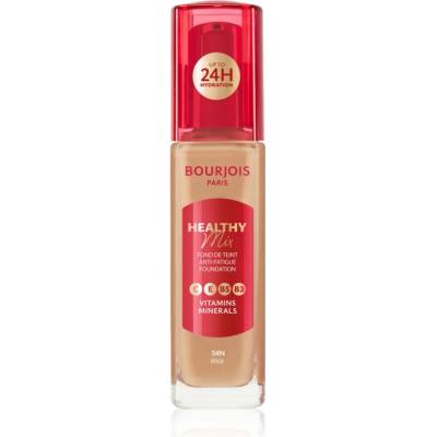 Bourjois Healthy Mix озаряващ хидратиращ фон дьо тен 24 часа цвят 54N Beige 30ml