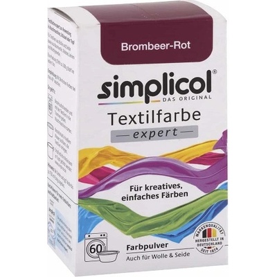 SIMPLICOL farba na textil Ostružinová červená 150 g