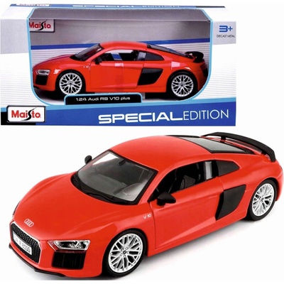 Maisto Audi R8 V10 Plus červená 1:24