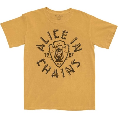 Alice In Chains tričko Lantern žlté