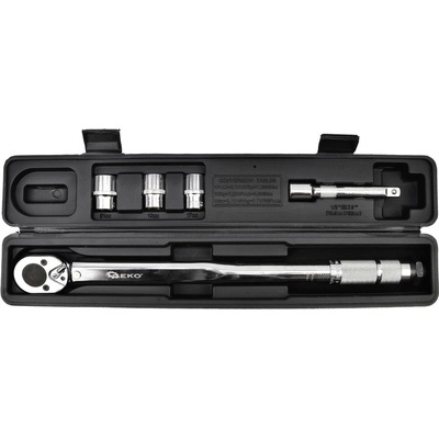 Geko momentový klíč 1/2" 28-210Nm + nástavce a prodlužovací díl G10064