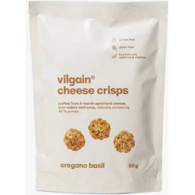Vilgain Sýrové křupky křupavý snack ze zralého lotyšského sýru 50 g