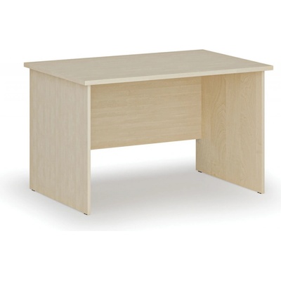 PRIMO Kancelářský psací stůl rovný WOOD, 1200 x 800 mm, bříza