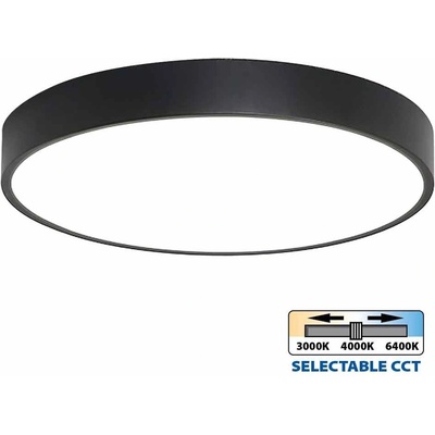 VIVALUX LED плафон LUKA 45w bk cct-ключ (VIV004619)