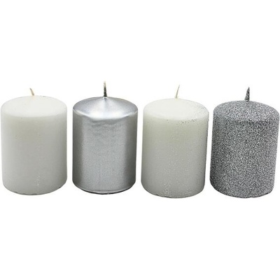Adventní svíčky Dekohelden24, sloupkové svíčky, adventní věncové svíčky, stolní svíčky, blokové