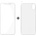 REMAX Glass protectors Full 3D, Remax Caesar, For Display & Back, For iPhone X, 0.3mm, White - 52326 (DE-52326)