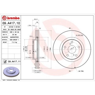 BREMBO 09.A417.11