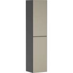 Hansgrohe Xevolos E - Висок шкаф 40x176x36 см, 2 врати, панти отляво, матово сиво/бронз 54220390 (54220390)