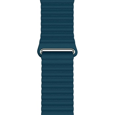 NEXT ONE Каишка за Apple Watch от Next One - Leather Loop Denim Blue 42/44 mm (K-AW-4244-LTHR-BLU)