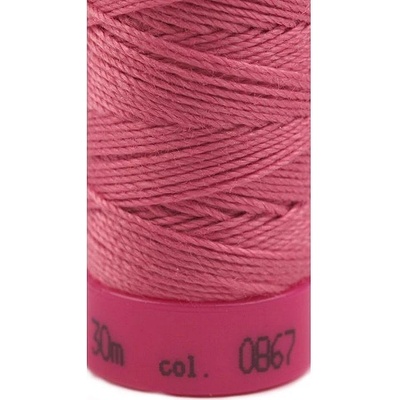 Polyesterové nitě Aspo 30 / riflové návin 30 m 867 Cashmere Rose