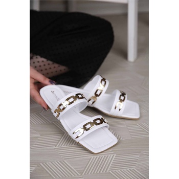 Moda Trend Дамски чехли - Бели #309103 (309103_Бяло)