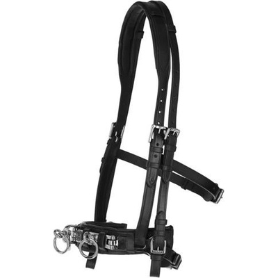 Covalliero Kožený lonžovací obnosek černý – Zboží Mobilmania