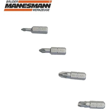 B. mannesmann Позидрив бит за отвертка PZ1 x 25 mm, 3 бр. / MANNESMANN 20151 / (M 20151)