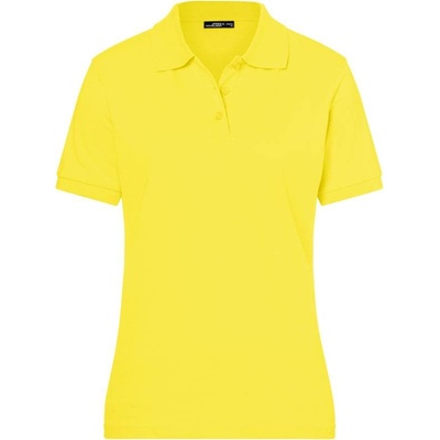 James & Nicholson JN 71 Dámske piqué polo žltá