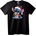 NOONEBRAND Тениска Стич Коледен Дядо Коледа - 2XL, Black