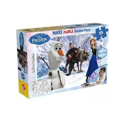 Frozen Двулицев макси пъзел Замръзналото кралство, 46850 Lisciani, 8008324046850
