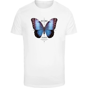 Mister Tee Тениска Become the Change Butterfly Tee white XXLUB-MT3028-00220 - Тъмносив, размер M