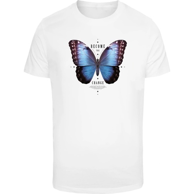 Mister Tee Тениска Become the Change Butterfly Tee white XXLUB-MT3028-00220 - Тъмносив, размер M