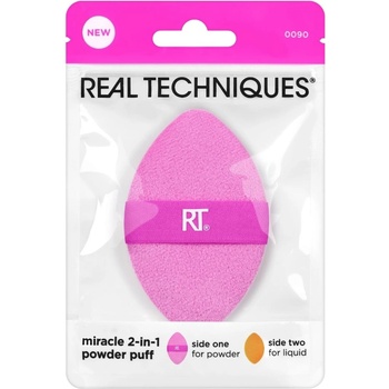 Real Techniques Miracle 2-in-1 Powder Puff Гъби за грим дамски