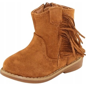 Kotníkové boty kovbojské boty se zapínáním na zip