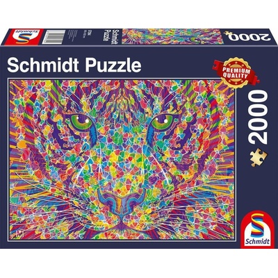 SCHMIDT Divokost v tygřím srdci 2000 dílků