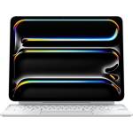 Apple iPad Magic Keyboard Case for the 13'' iPad Pro (M4) for comfortable typing, integrated trackpad, row of function keys, German - White - MWR43D/A (MWR43D/A)