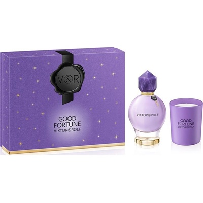 Viktor & Rolf Good Fortune EDP 90 ml + vonná sviečka 70 g darčeková sada
