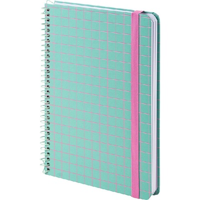 Тетрадка Axent 8460 A5 120л. Квадр Сп. Св зелен (A5 120)