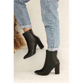 Moda Trend Дамски боти - Черни #319942 (319942_Черно)