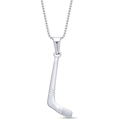 Biju Řetízek z chirurgické oceli s přívěskem hokejky 3002544