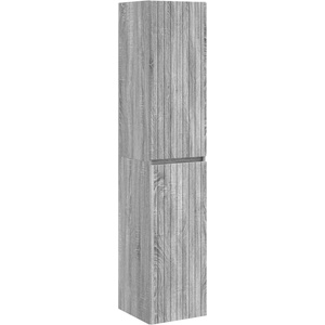 vidaXL Стенно Баня Кабинет Сив Сонома 33 x 34, 5 x 160 см (890648)
