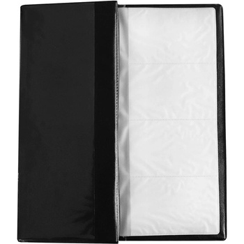 Top Office Визитник, с четири отделения, за 80 визитки, чере (1070320017)