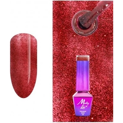 Molly Lac gél lak 233 Fifth Avenue Červená 5 ml