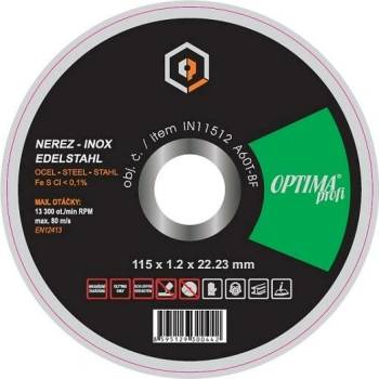 Optima Řezný kotouč profi 115 x 1,2 mm IN11512