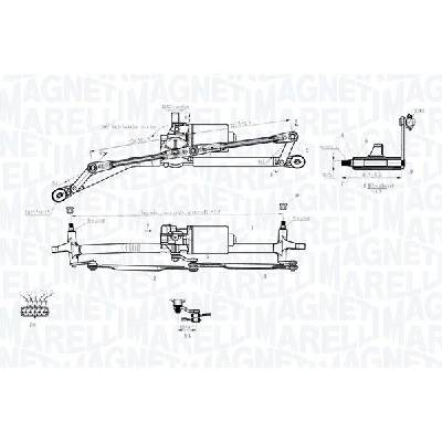 Systém čištění skel MAGNETI MARELLI 064012001011