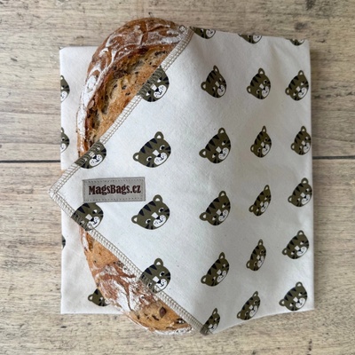 Chlebousek - béžový s tygříky Magsbags.cz