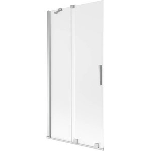 Mexen Velar душ преграда 2-крилен плъзгащ се 90 x 150 cm, матиран, хром - 896-090-000-31-01 (896-090-000-31-01)