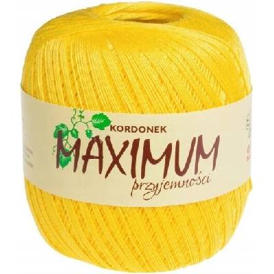 Háčkovací Příze Opus Natura Maximum 100g/565m 1505 žlutá