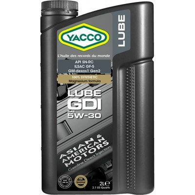 Yacco LUBE GDI 5W-30 2 l