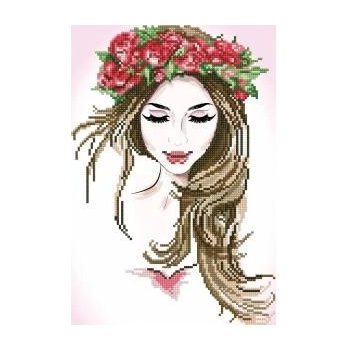 Comandante Diamond embroidery Diamond Dotz Beauty in Wreath 36x49cm DD5032
